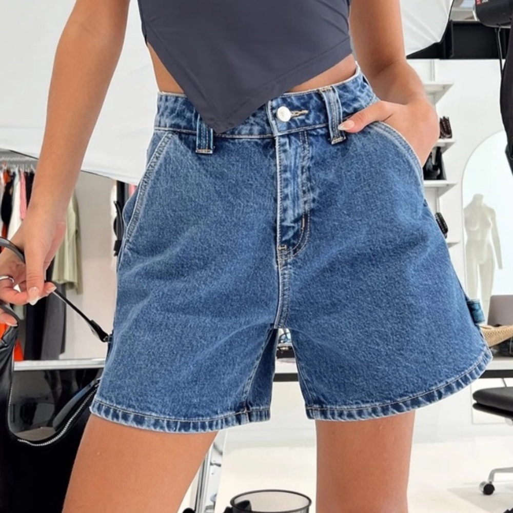 Princess Polly Classic Blue Jean Shorts